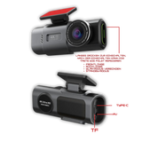 4K Ultra HD Dashcam mit GPS und WLAN - Dual-Lens Autokamera für optimale Sicherheit