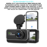 4K WLAN Dual Dashcam mit Ultra HD Auflösung - Vorne und Hinten Autokamera