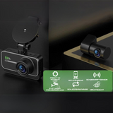 4K WLAN Dual Dashcam mit Ultra HD Auflösung - Vorne und Hinten Autokamera