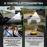 4K WLAN Dual Dashcam mit Ultra HD Auflösung - Vorne und Hinten Autokamera